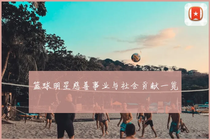 篮球明星慈善事业与社会贡献一览